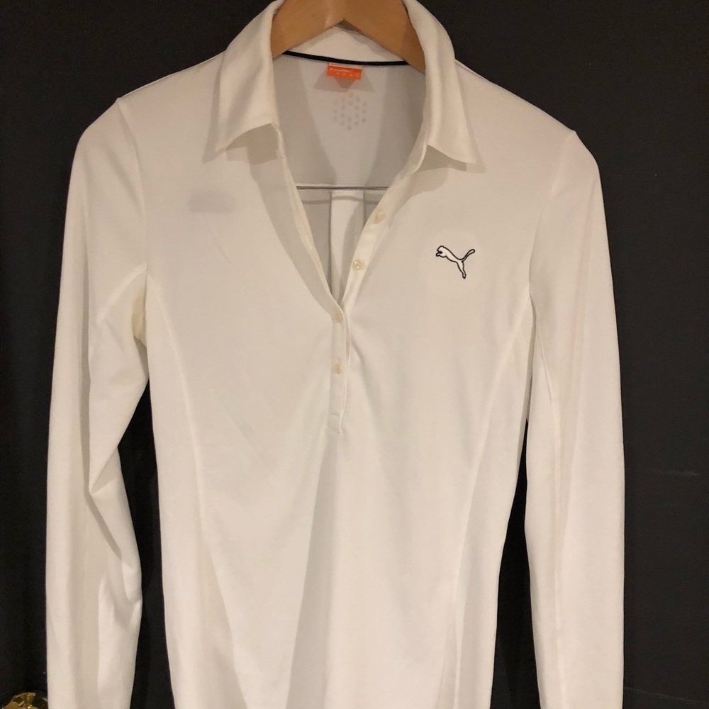 *BRAND NEW* White Puma Athletic Long Sleeve Shirt